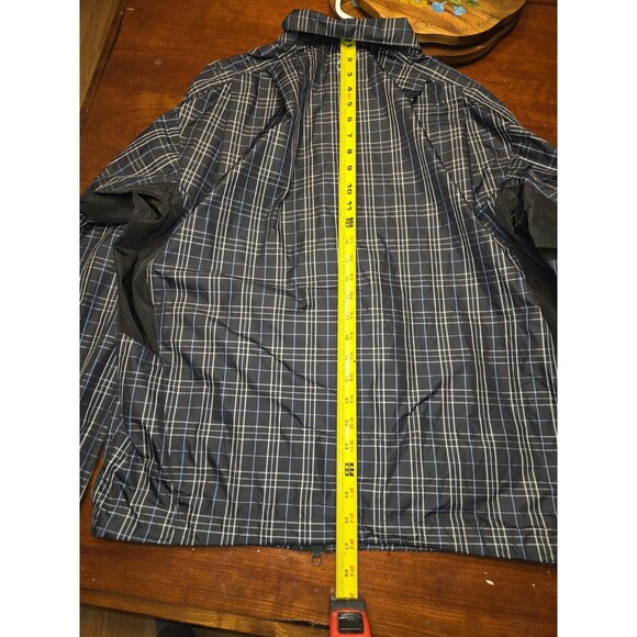 Zero Restriction Men’s Golf Jacket Full Zip Black Plaid Polyester Size Medium - Picture 11 of 12